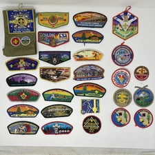 Boy Scouts BSA Patch Lot 30 2010 National Jamboree Council CSP OA Lodge Mix