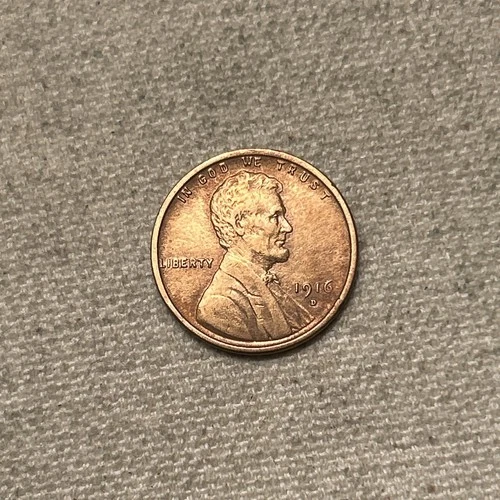 1916-D Lincoln Wheat Cent XF MM