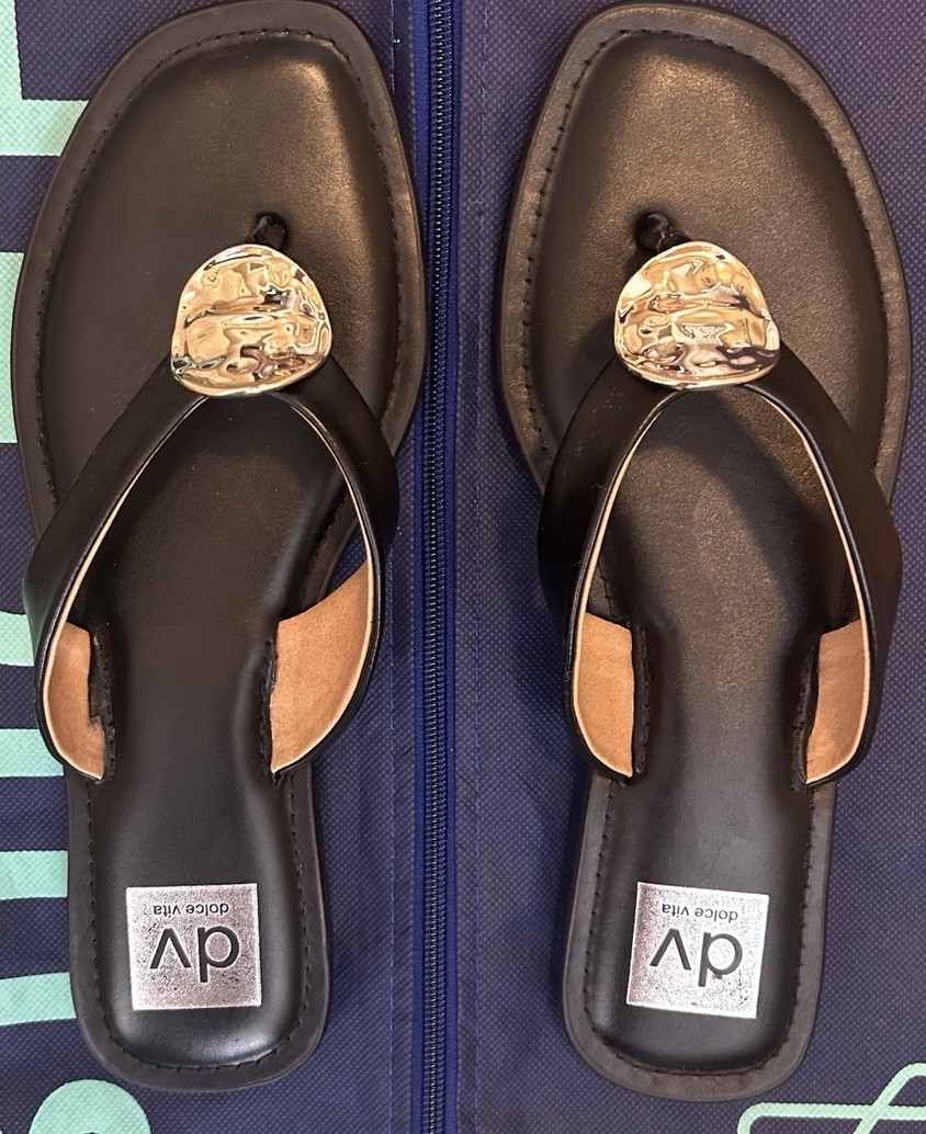 APL NUOVO DV By Dolce Vita sandalo donna Jespar nero taglia 9 nuovo con scatola