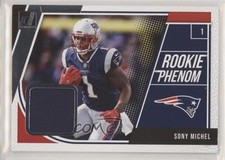 2018 Panini Donruss Rookie Phenom Jerseys Sony Michel #10 5lp