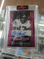 Leaf Sports Heroes Mel Blount Win City Autograph 1/1