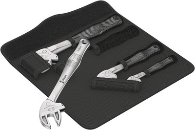 Wera 6004 Joker Set 1 selbsteinstellender verstellbarer Schraubenschlüssel 4-teiliges Set