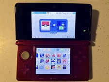 Pokemonaniac Nintendo 3DS Weinrot "vorinstalliert, 64gb SD & Ladegerät" keine Kratzer
