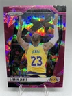 2024-25 Panini Prizm Prizms Pink Ice #130 LeBron James Los Angeles Lakers