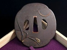 Iron 主1850-1899 年日本刀镡| eBay