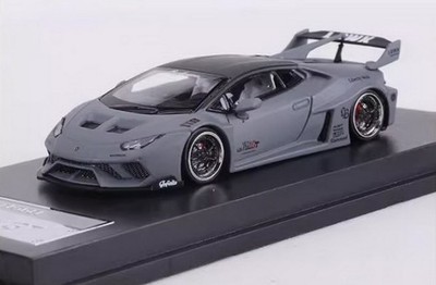 MJ 1/64 Scale Lamborghini Huracan GT LP610 Grey Diecast Car Model Toy NIB