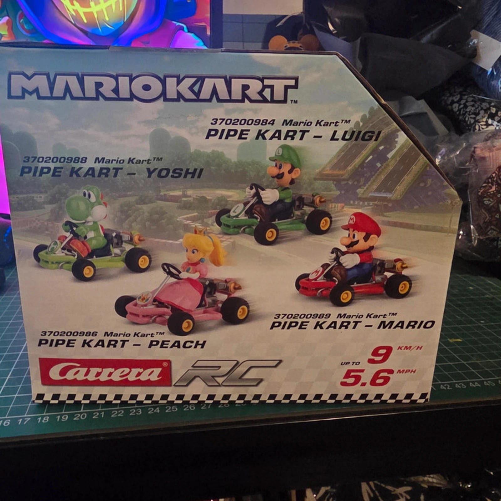 Carrera RC Mario Kart Yoshi Pipe Kart 2.4GHz Remote Control Car image 6