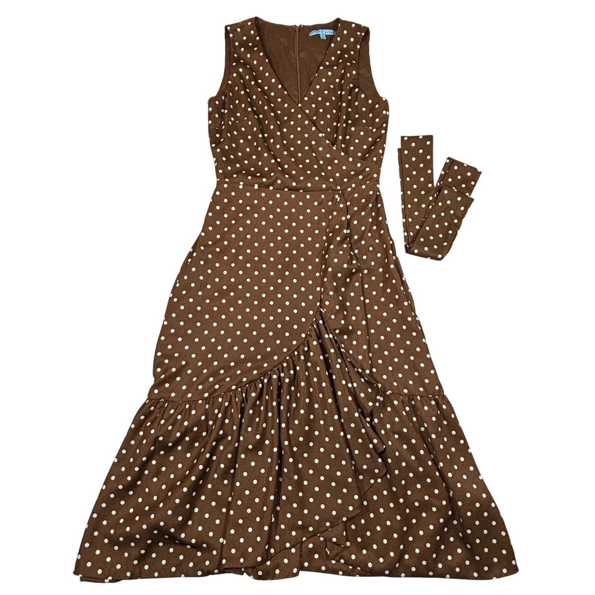 Satin Polka Dot Dresses for Women for sale
