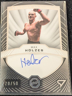 Max Holzer Autogramm Karte 20/50 Oktagon Infinity