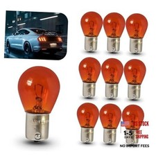1156 Light Bulb Turn Signal Bulb, P21W S25 12V BA15S Halogen Bulb, 10 PCS Amber