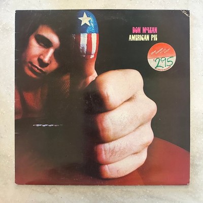 Don McLean   American Pie LP Record 1971 Fame Reissue Folk Rock 33 RPM