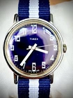 Vintage Timex Mercury 16053 10478 Men’s Watch On NATO Strap Working!!