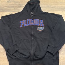 VTG STADIUM ATHLETICS FLORIDA GATORS EMBROIDERED FULL ZIP HOODIE SIZE XL