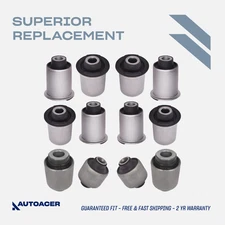 AUTOACER - 12p Rear Upper Lower Control Trailing Arm Bushings For Pathfinder 05-