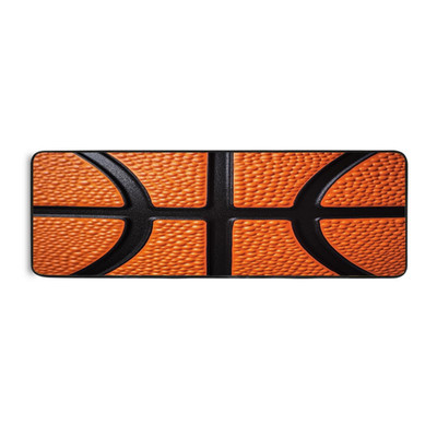 Auuxva Long Runner Rug Basketball Leather Sport Area Rug 2X6 Non Slip Hallway