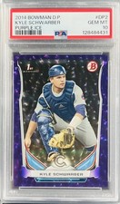 2014 Bowman Draft Purple Ice 13/99 Kyle Schwarber #DP2 PSA 10 GEM MT POP 7!!!