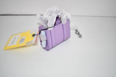 Marc Jacobs The Nano Tote Bag Charm in Wisteria #2F3SCP005S07-545