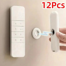 12pcs Magnetic Remote Holder Wall Mount Adhesive TV Remote Organizer - NEW