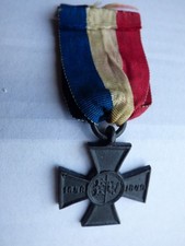 Erinnerungskreuz 1848 / 49  Schleswig Holstein  am Band  ,   original