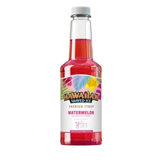 Hawaiian Shaved Ice Syrup Pint, Watermelon Flavor, Great 16 Fl Oz (Pack of 1) 