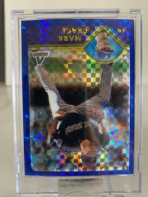 桜ページ 2003 Topps Chrome 'X-FRACTOR' Mark Grace #390 serial'd 26/57 | eBay