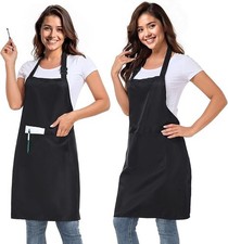 2 pcs Mandiles Contra El Agua Delantal Para Cocina Mujer Hombre Multiuso