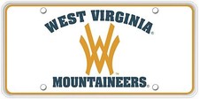 West Virgnia University Throwback License Plate SVWVU0107