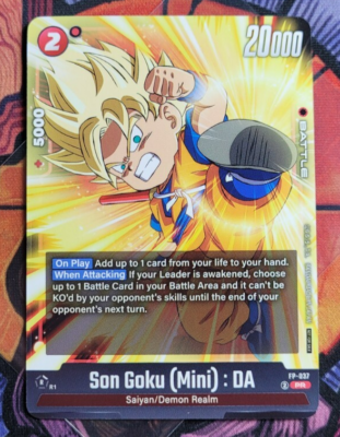 Son Goku (Mini) : DA FP-037 Tournament Promo Dragon Ball Card