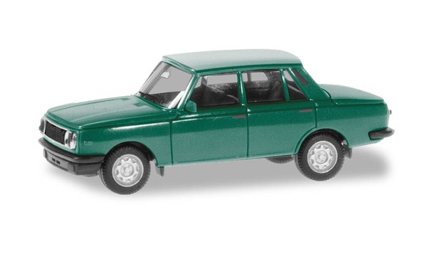 Herpa 420396-002 Wartburg 353 `84, PatinagrüN, Auto Modell 1:87 (H0)-image