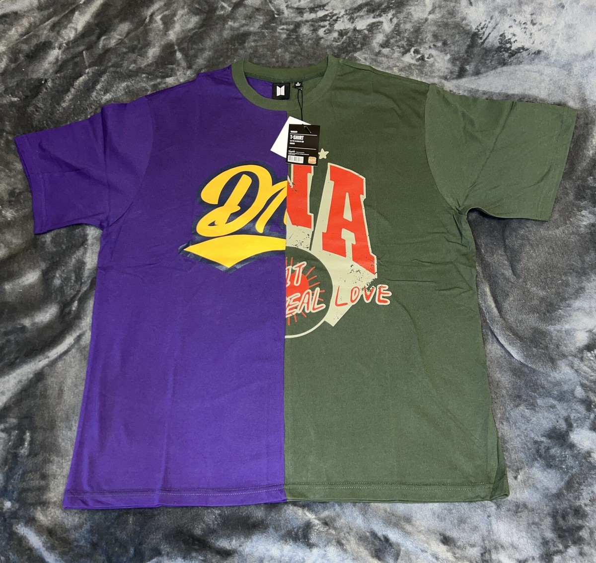 XL BTS DNA Varsity Short Sleeve Tee 18 T Shirt K-pop | eBay