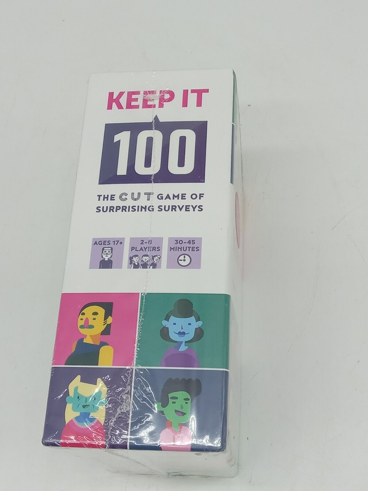  Keep IT 100: The Card Game by Cut – Surprising Surveys &  Intuitive Guessing – Adult Card Game for Parties and Game Night : Toys &  Games