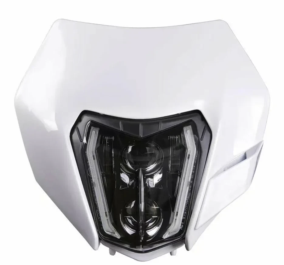LED Faro Maschera Per SUZUKI DRZ 400E/400S/400SM DR 200S DR 650SE DR-Z400 KTM - Immagine 2 di 4