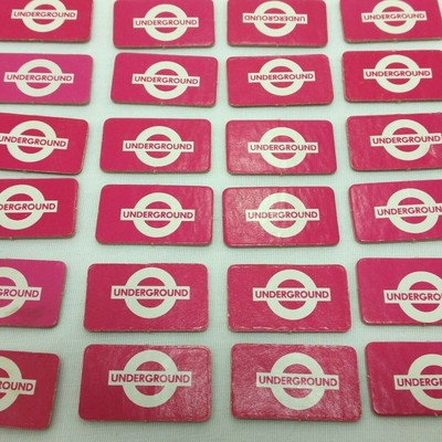 Scotland Yard Board Game Replacement Underground Fare ...