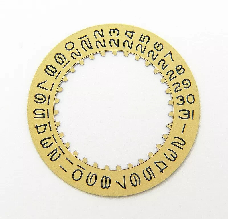 Vintage Rolex 3035 Caliber Beige Date Disc for Submariner GMT Master OC#142
