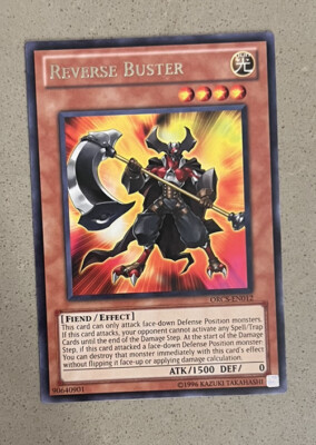 Yugioh! Reverse Buster - ORCS-EN012 - Rare - Unlimited Edition | eBay