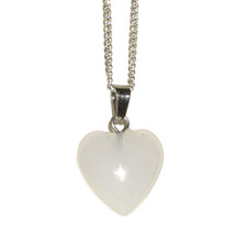 White Hart Pendant - 18" Silver Plated Chain