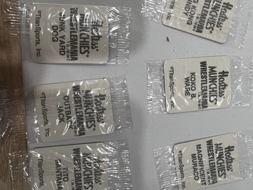 WWF Hostess Wrestling Stickers 1987 Complete Set 20/20 In Original Cellophane - Picture 23 of 24
