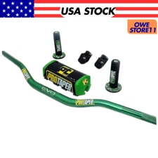 Original "Evo" PRO TAPER Handlebar Fat Bar DIRT BIKE 1 1/8'' ATV Quad GRIPS Pads