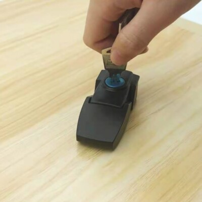 Suitcase for Black Hasp Lock Zinc Alloy Invisible Box Security Toggle