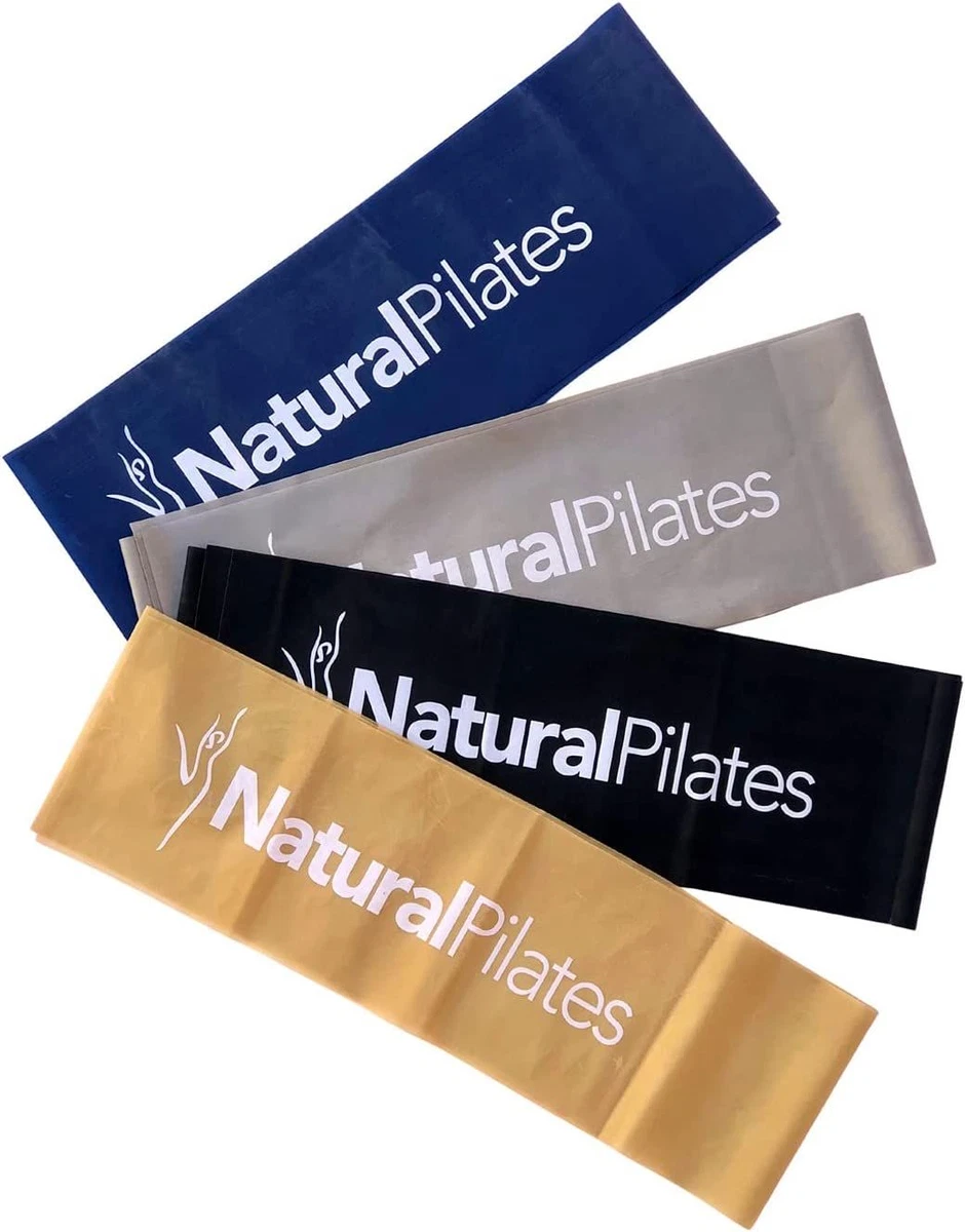 Natural Pilates Flex Band 4 Levels of Resistance Bands Exercise