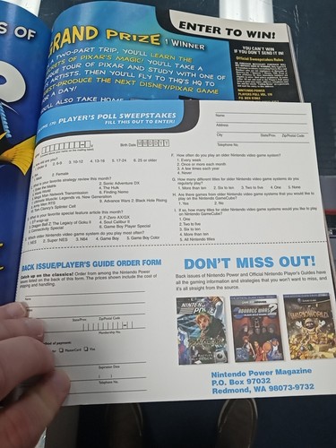 Nintendo Power Volume 170 F-Zero GX July 2003 w/ Poster, Insert. - Picture 4 of 7