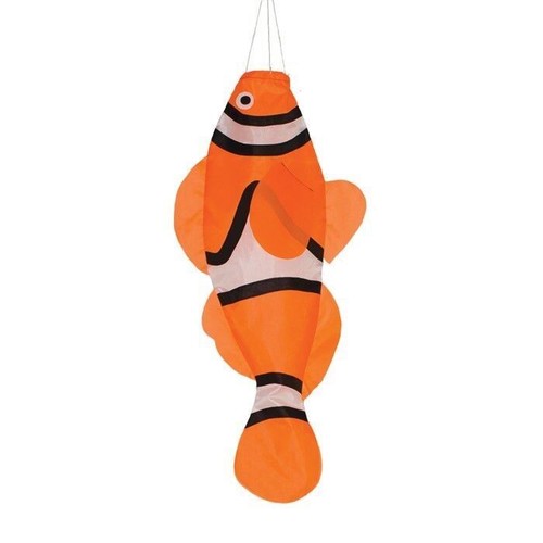 24” Small CLOWN FISH windsock garden décor – ITB-4967 - FREE SHIPPING - 第 1/3 張圖片