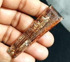 100.50 Ct Fancy Cut Natural Rutilated Quartz Loose EGL Certified Gemstone