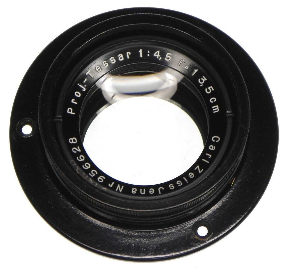 Carl Zeiss Jena 13.5cm f4.5 Proj.-Tessar Barrel Lens #956628 Carl Zeiss Jena 13.5cm f4.5 Proj.-Tessar Barrel Lens #956628