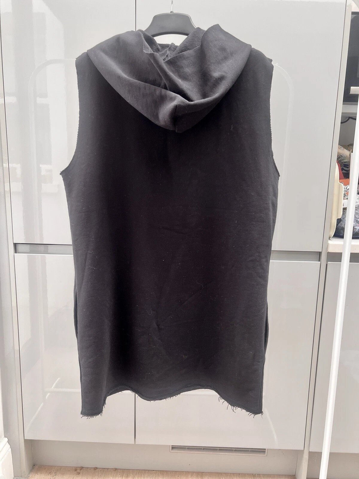 MAISON MARGIELA Felpa con cappuccio Maison Martin Margiela abito senza maniche indossato una volta XL