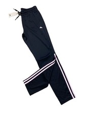 NWT Adidas Women  s Black And Pink Sereno Track Pants Size Small