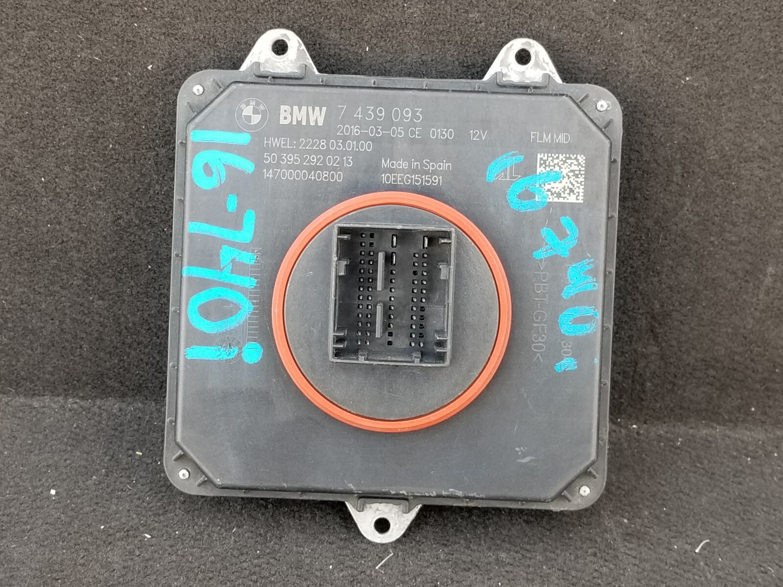 2016-2019 BMW 7 Serise Front Headlights Lamp LED Main Control 