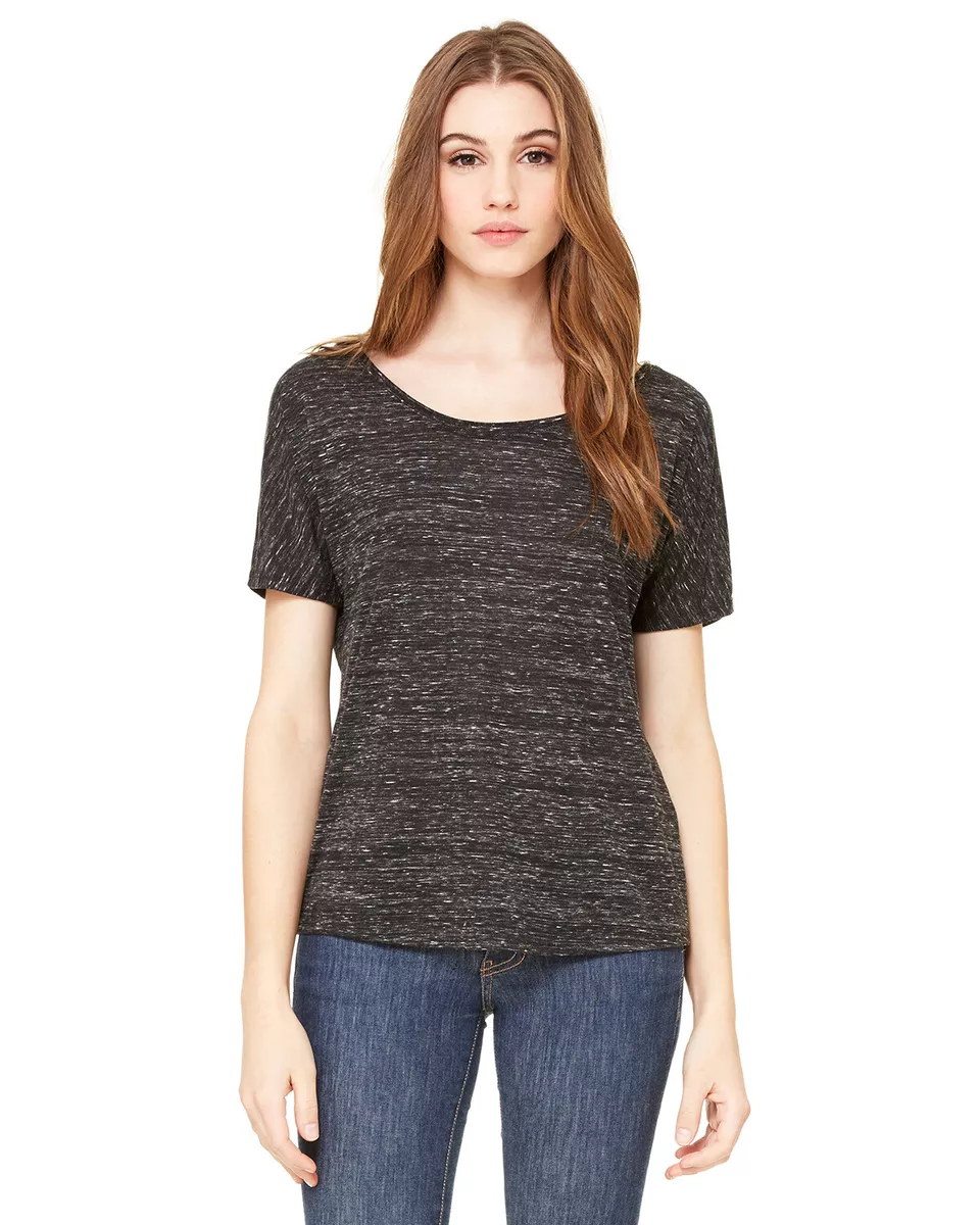 Bella Canvas Ladies Slouchy T Shirt 8816 65 Polyester 35