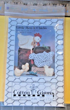 NIP-"LITTLE HEN & CHICKS + Worms" Country Folk Art Pattern #LH93 ~Cotton Ginnys