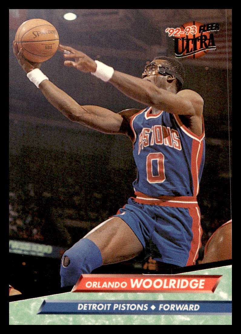 1992 Ultra #61 Orlando Woolridge Detroit Pistons